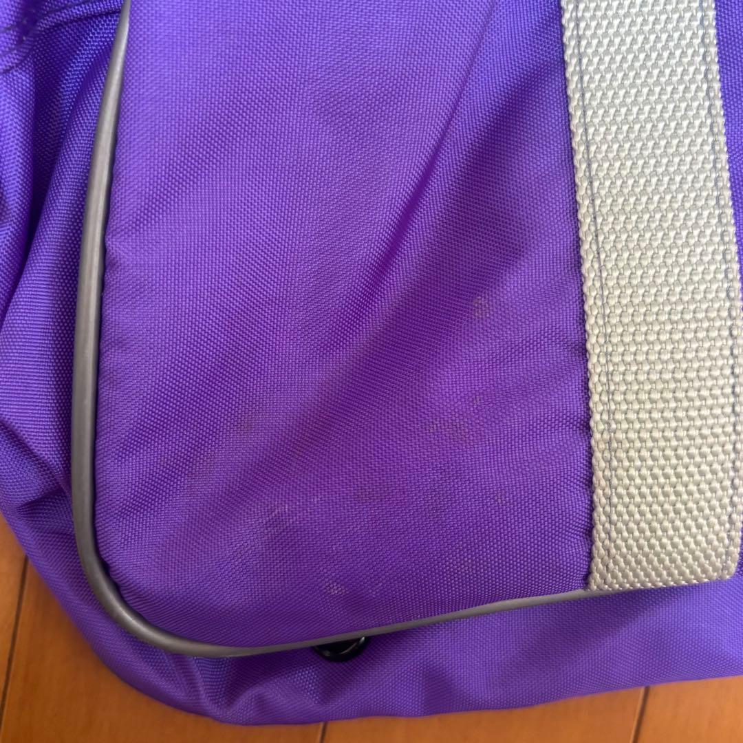 【美品】旧ワッぺ ワッぺ 紫 スクールバッグ スクバ ワールドペガサス 紫色