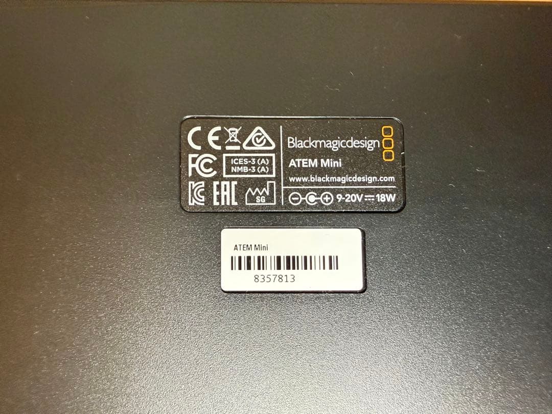 Blackmagic ATEM Mini 配信スイッチャー