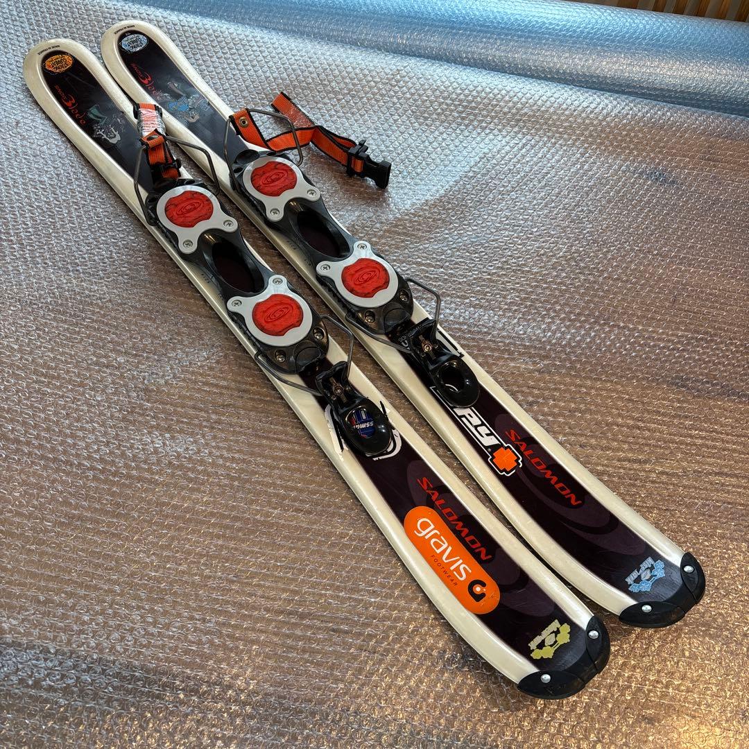 メンズショートスキーセット　ファンスキー　　Salomon 27-27.5cm