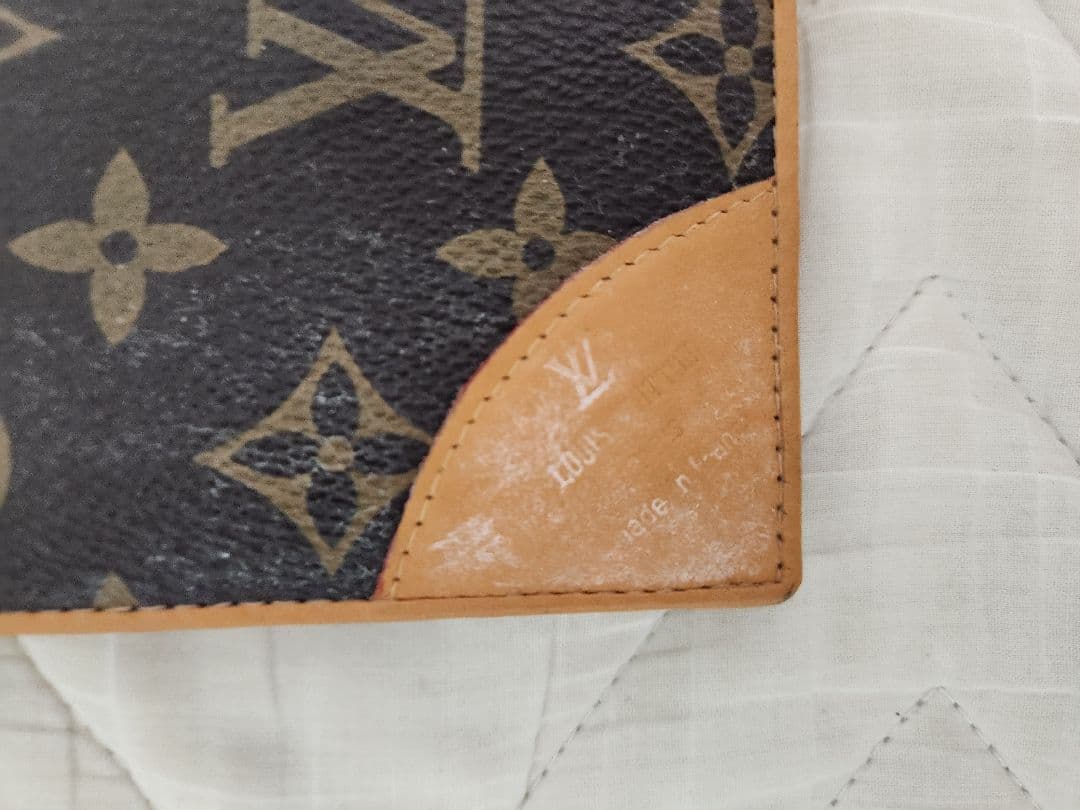 Louis Vuitton 二つ折り財布 モノグラムヴィンテージ品80年代パリ産