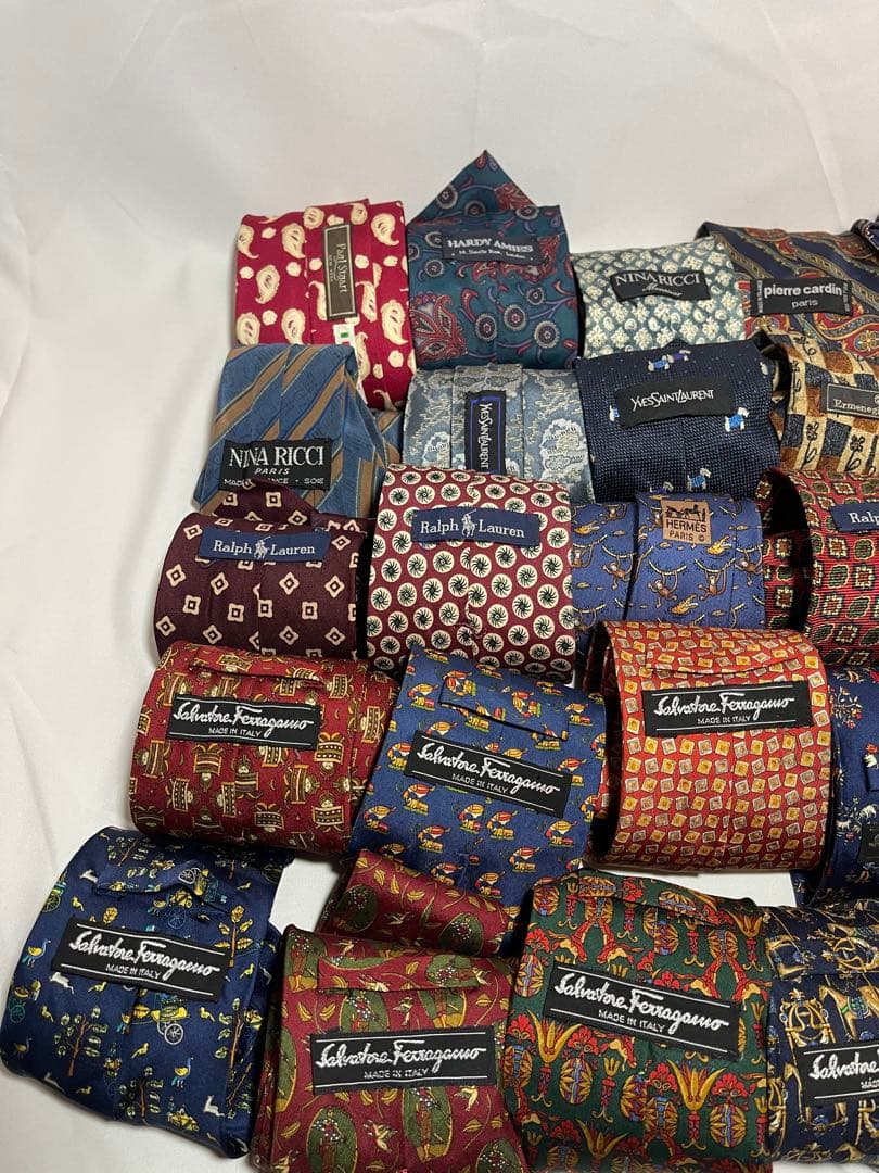 ★31点★まとめ★ハイブランド ネクタイ★HERMES★ゼニア★Dior★YSL