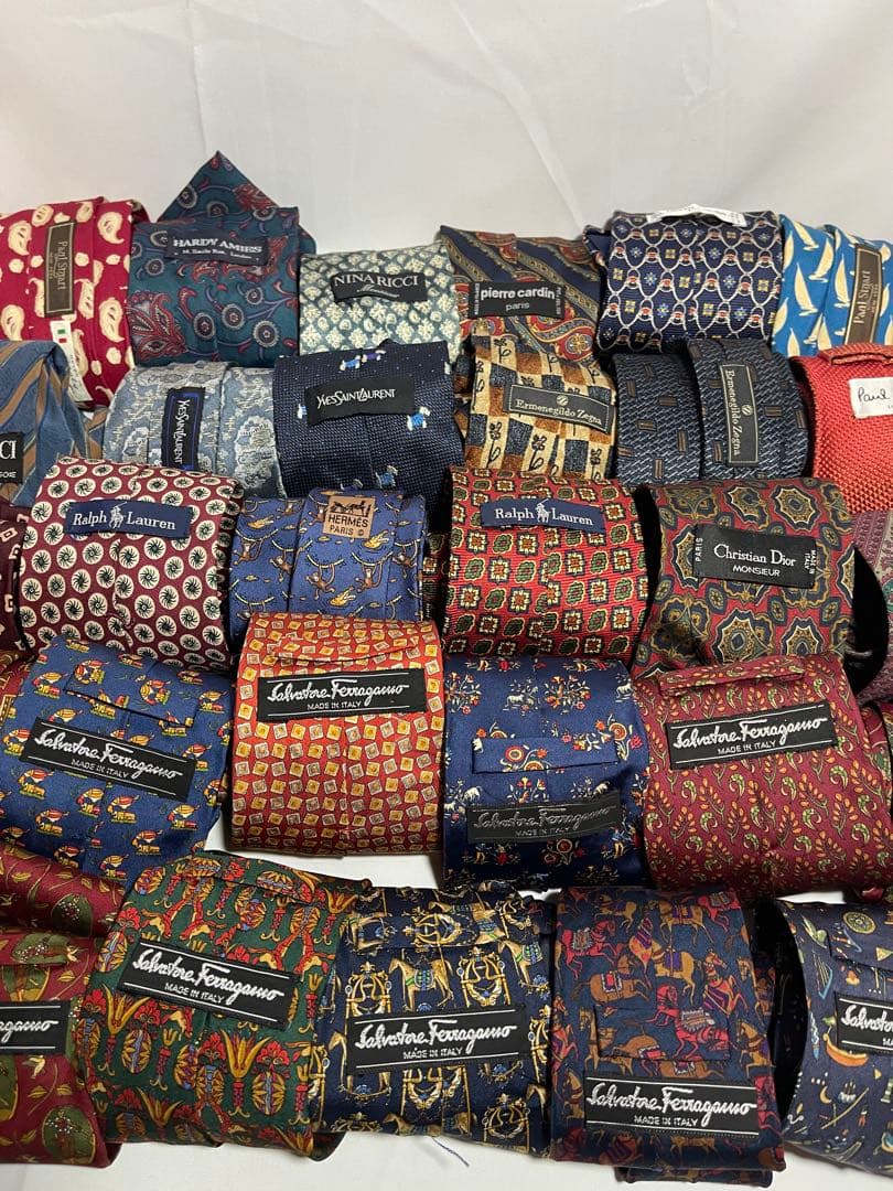 ★31点★まとめ★ハイブランド ネクタイ★HERMES★ゼニア★Dior★YSL