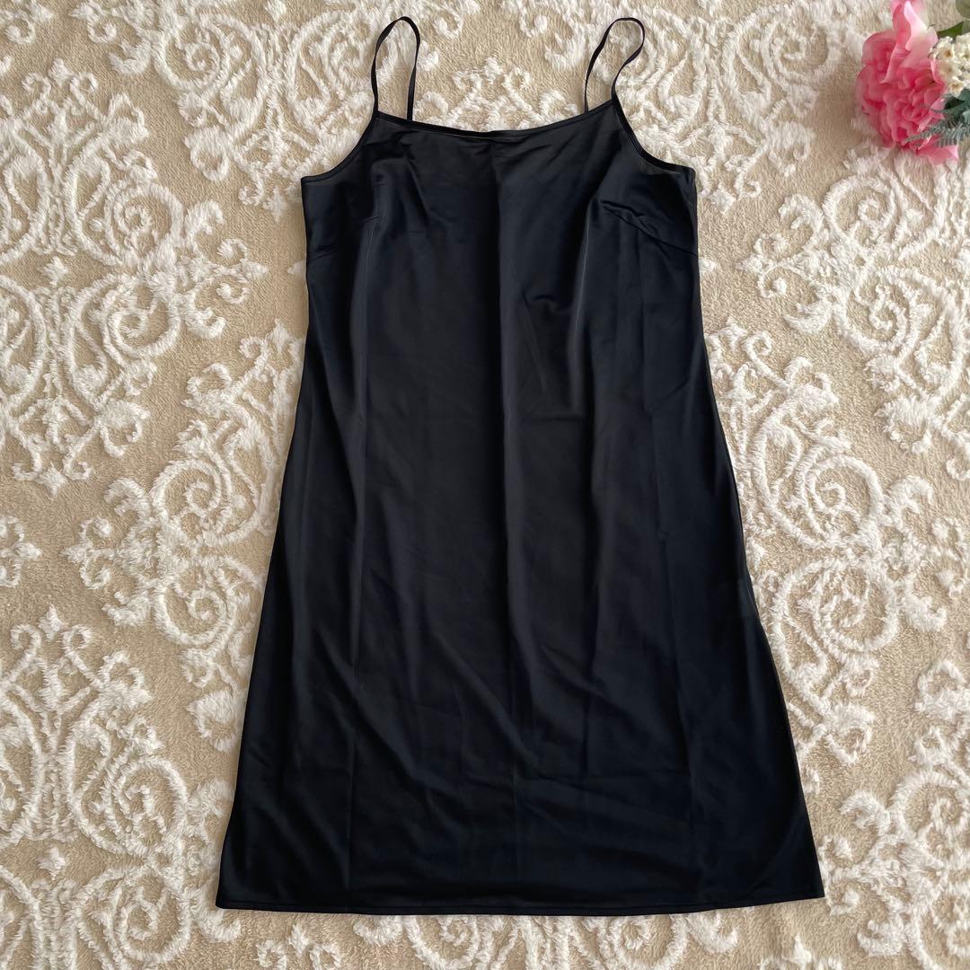 エポカ　EPOCA ニット　ワンピース　黒　ブラック　レース　40 M 膝丈