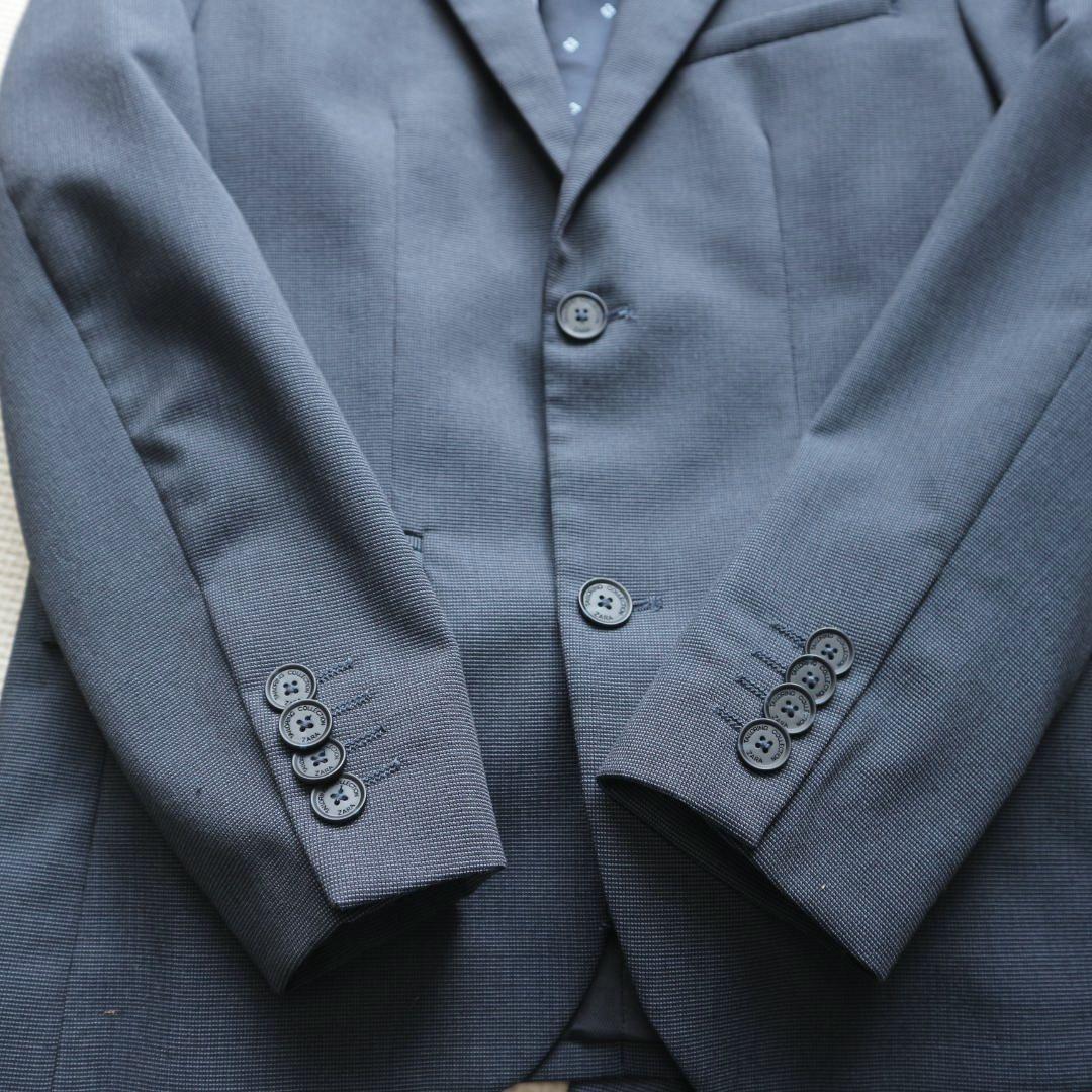 美品 ザラ 140cm 男の子 フォーマルスーツ上下セット 長ズボン セレモニー