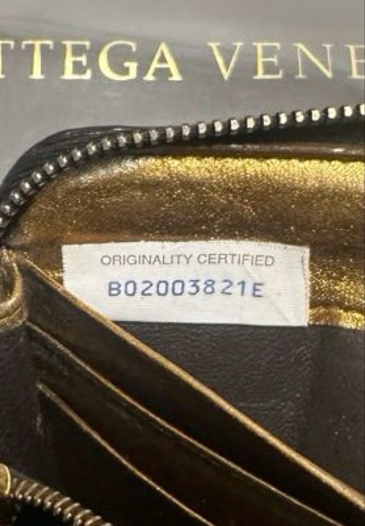 【本体のみ】ボッテガヴェネタ ラウンドファスナー/ラム＆パイソン/黒/2️⃣✨✨