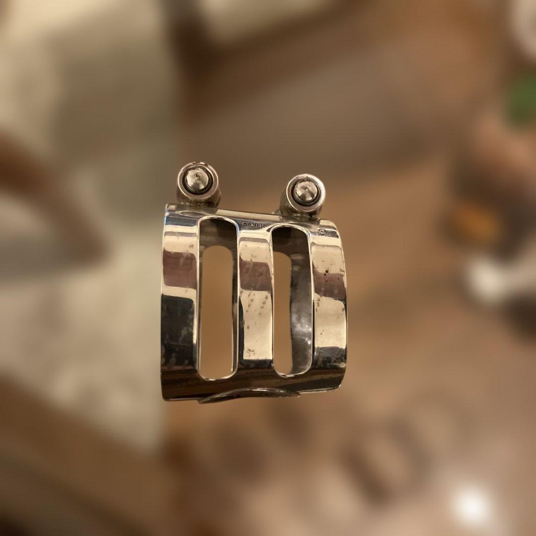 ウッドストーン　総銀　B♭クラリネットリガチャー