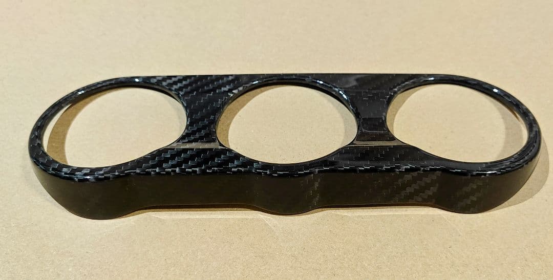 AXIS-PARTS　ドライカーボン製 エアコンスイッチパネルカバー