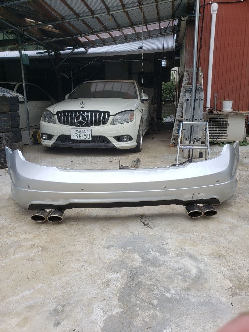 W204 メルセデスベンツ ４本出しマフラー オールステン C180 C200