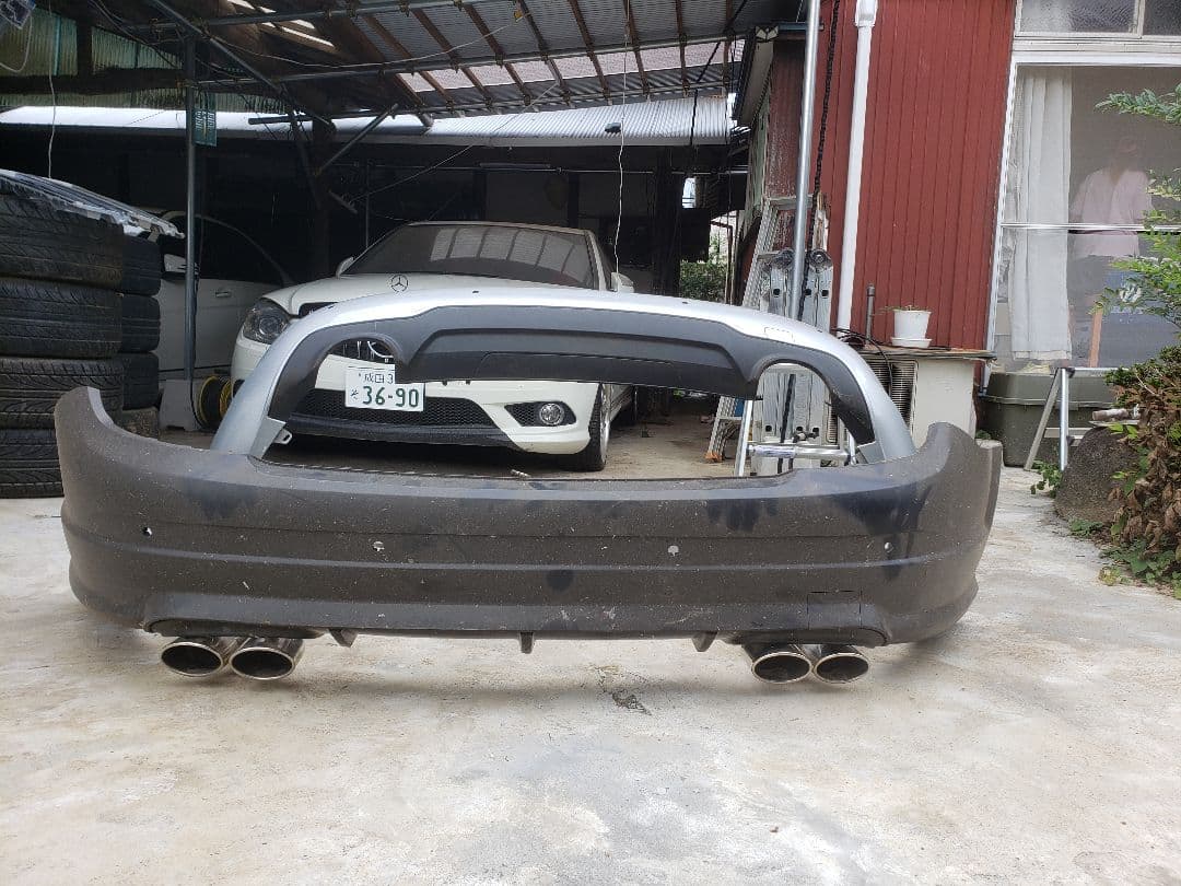 W204 メルセデスベンツ ４本出しマフラー オールステン C180 C200