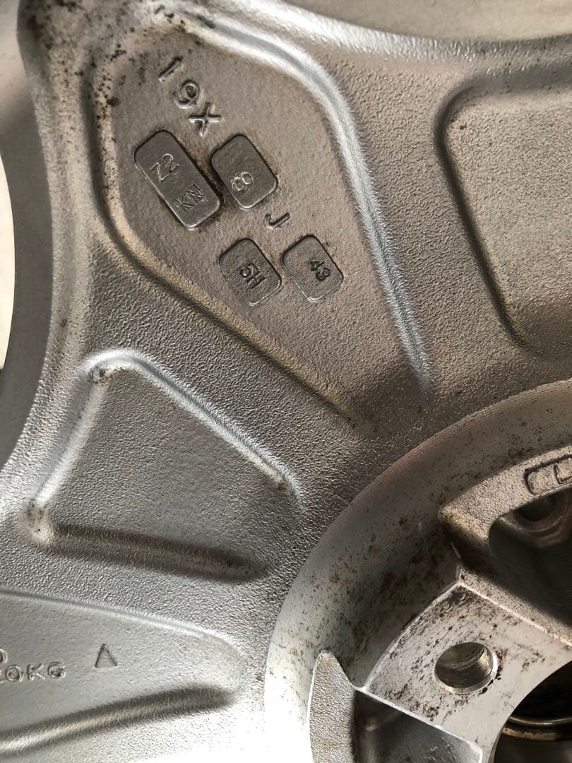 AME SHALLEN シャレン 19インチ 8J＋43 PCD114.3