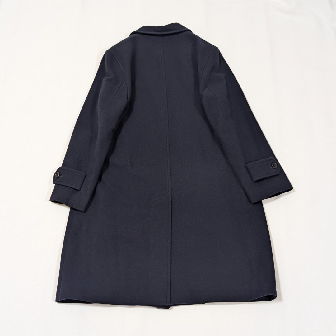 定価8.5万✨️ マーガレットハウエル ウールステンカラーコート ネイビー 1