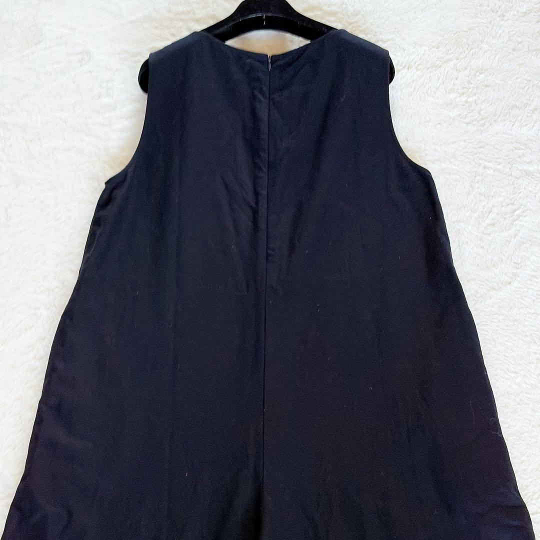 完売人気✨22AW【ギャルリーヴィー】ウールフランネルオールインワン ネイビー