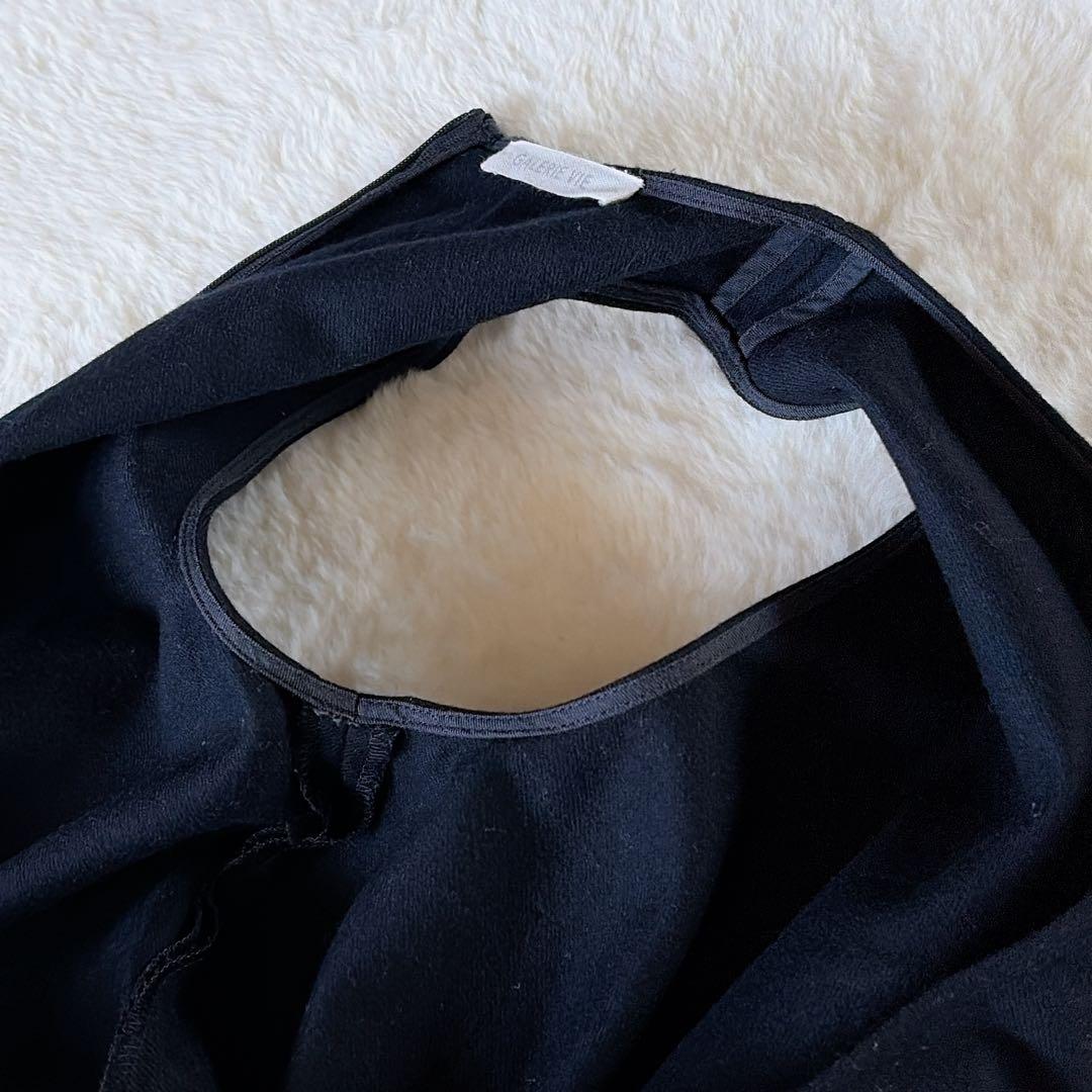 完売人気✨22AW【ギャルリーヴィー】ウールフランネルオールインワン ネイビー