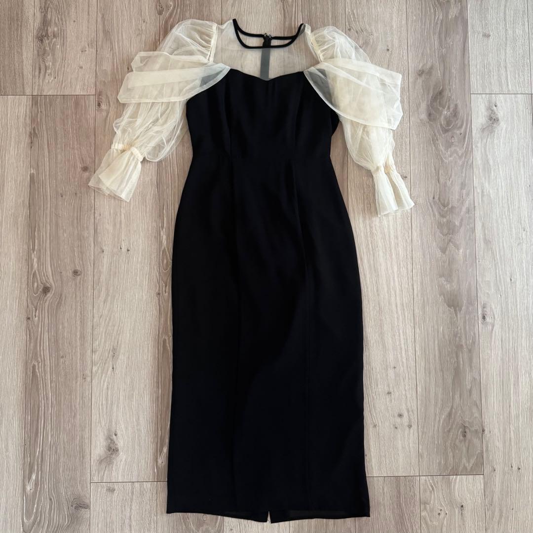 atlo ワンピース ドレス チュール オフショルダー Mサイズ フォーマル