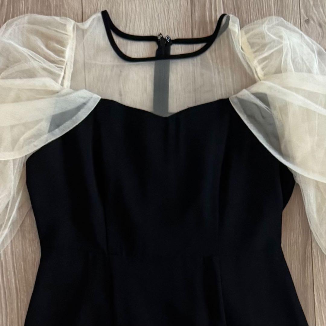 atlo ワンピース ドレス チュール オフショルダー Mサイズ フォーマル