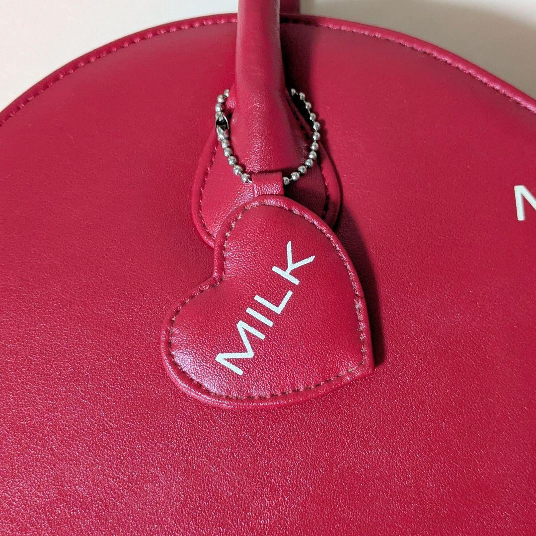 MILK ハートバッグ 赤