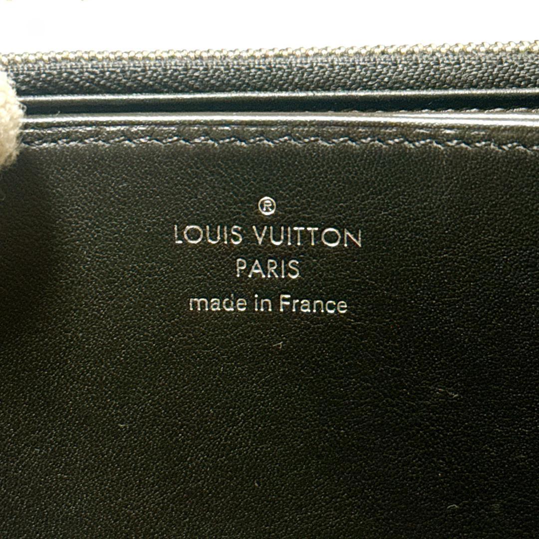 【超美品】ルイヴィトン マヒナ ジッピーウォレット ブラック 長財布 保存袋付き