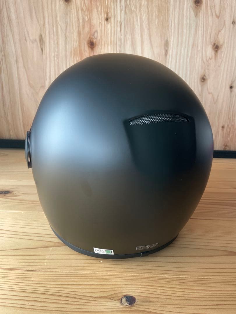 コミネ　フルフェイス　ヘルメット M マットブラックHK-190ネオレトロ