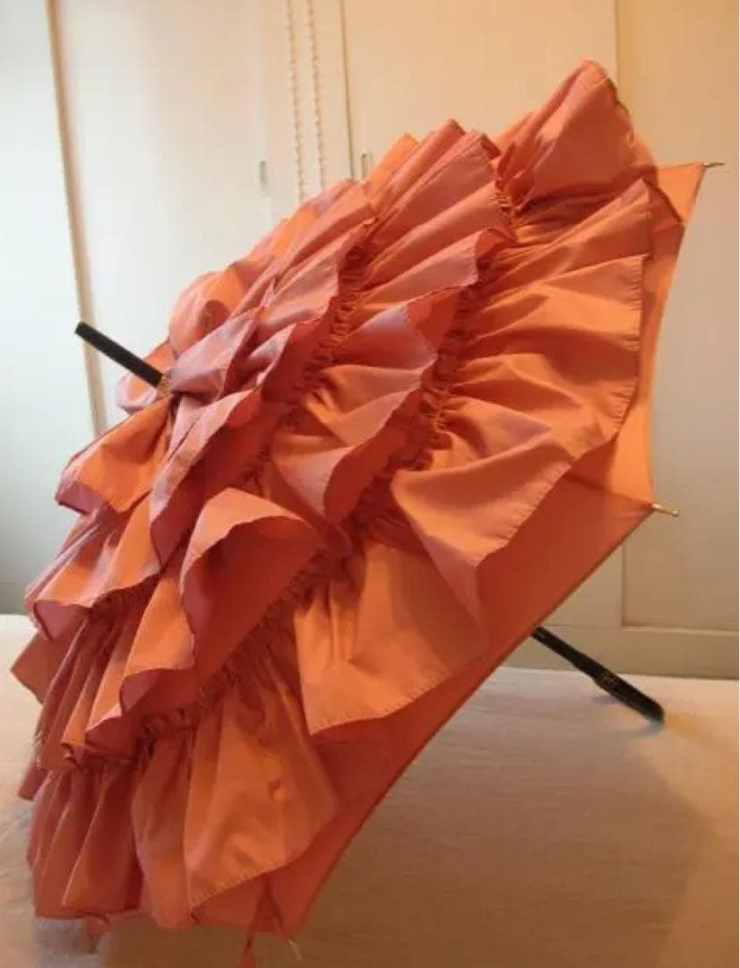 GUY DE JEAN ギ・ド・ジャン CANCAN 晴雨兼用　日傘　ピンク