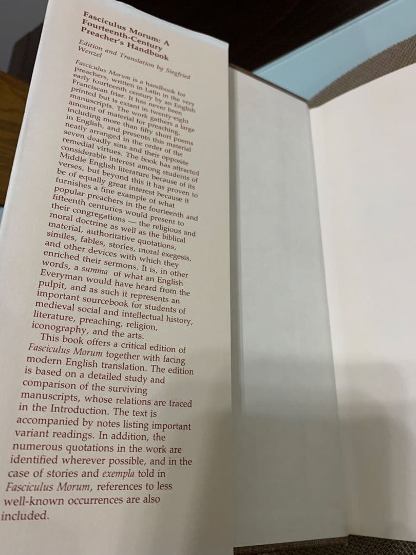 洋書 Fasciculus Morum: A Preacher's Handbook