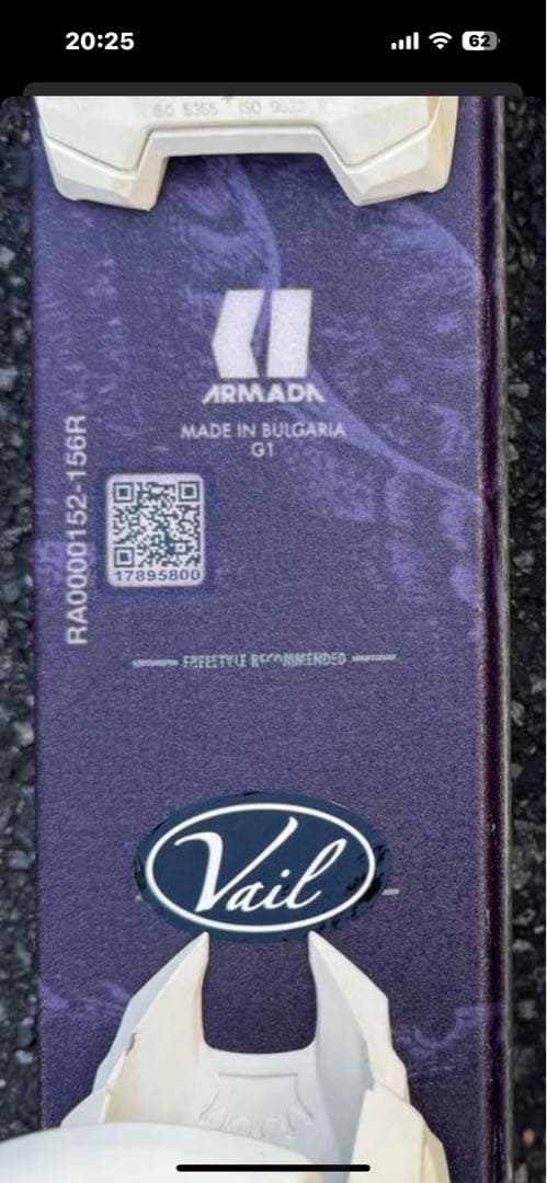 Armada スキー板 ARW84 156cm フリースタイル板ツインチップ