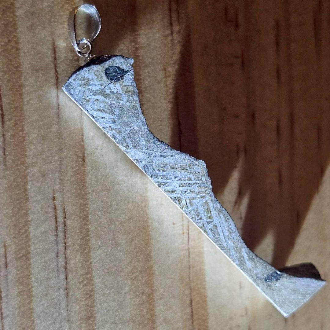 【アキムネ】ギベオン隕石 ペンダントトップのみ【鑑別書付】