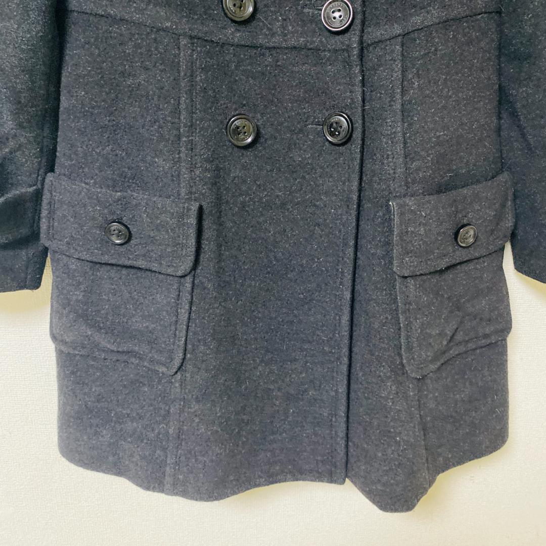バーバリーブルーレーベル　ウールコート　L モヘヤ混 チェスターコート　ロング