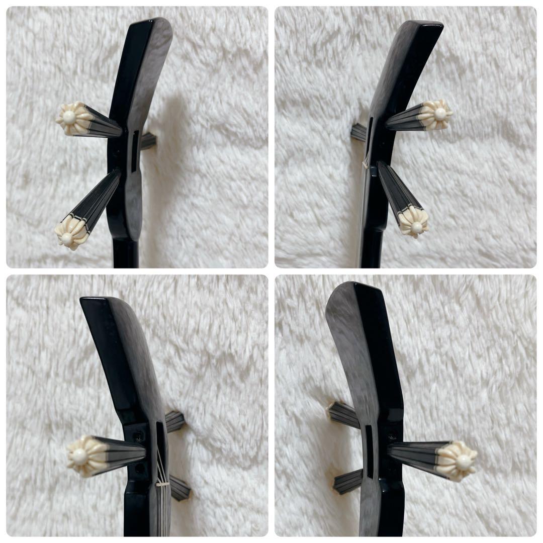 沖縄三線 本皮 一枚張り 本張り ソフトケース、爪、弦セット