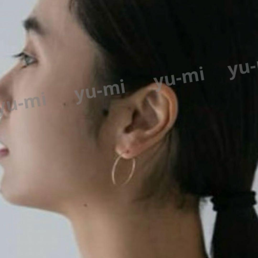 【美品】フープピアス　25㎜　10K アーバンリサーチ