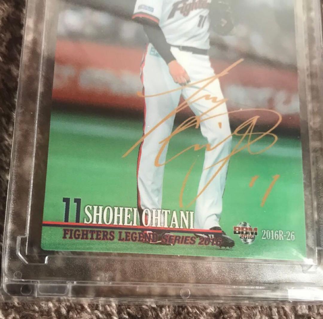 大谷翔平　BBM2016 ホームランソーセージカード　金サイン(印刷)入り