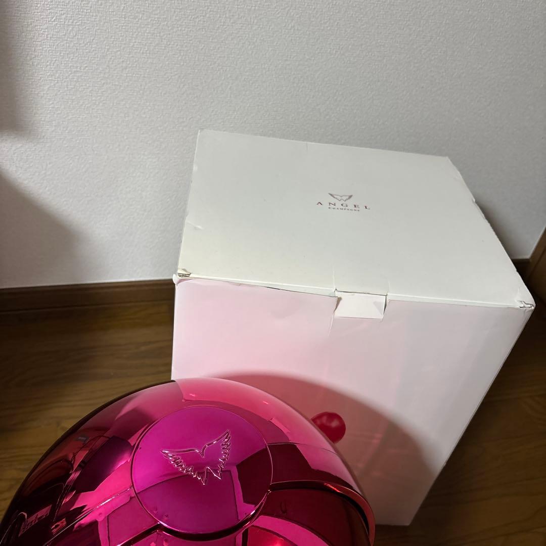 エンジェルシャンパンANGEL CHAMPAGNE EGG LEDピンク 空き瓶