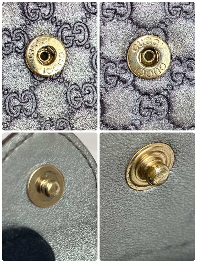 ✨️美品✨️ GUCCI キャンバス ゴールドハート ラブリー