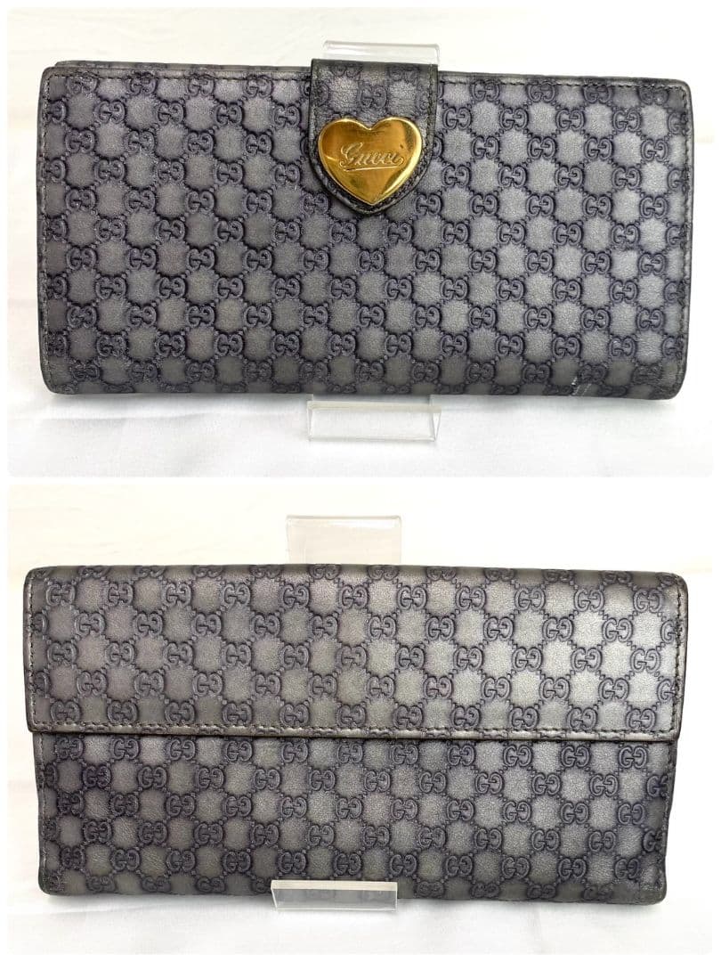 ✨️美品✨️ GUCCI キャンバス ゴールドハート ラブリー