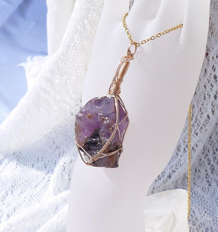 高品質 エイリアンアメジスト ペンダント◇