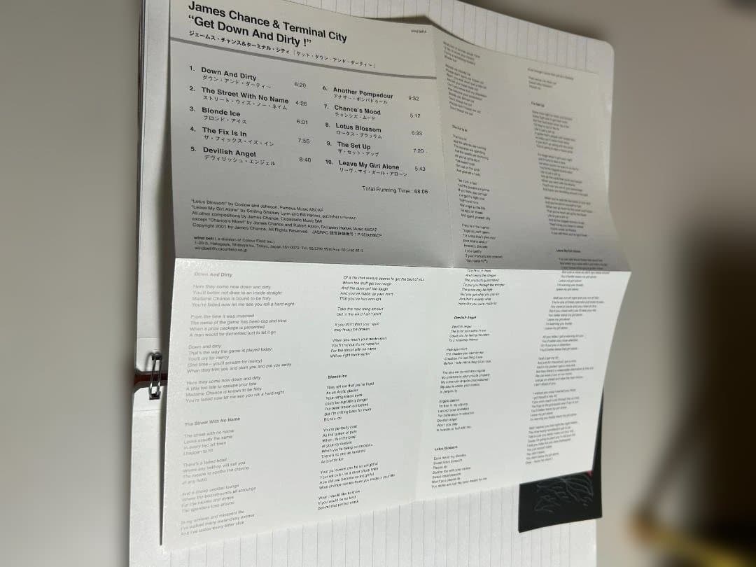 【超希少・紙ジャケ・オリジナル盤】ジェームス チャンスand/Get Down・