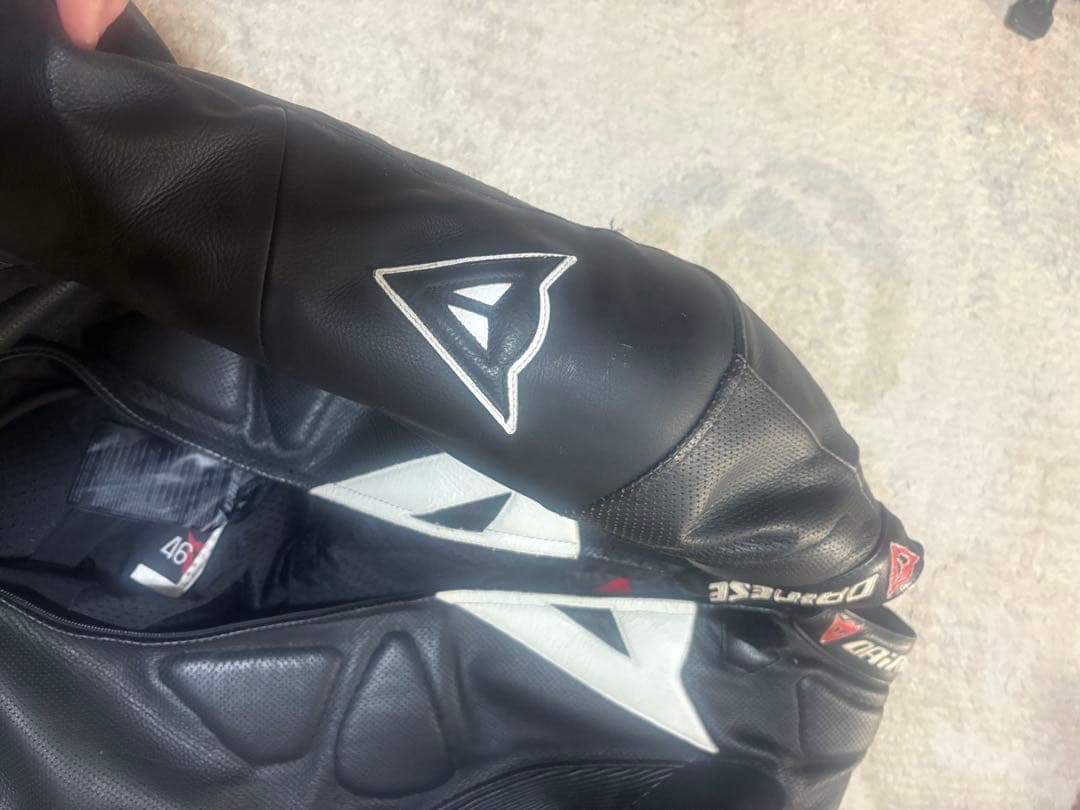 Dainese 黒革ツナギ サイズ46