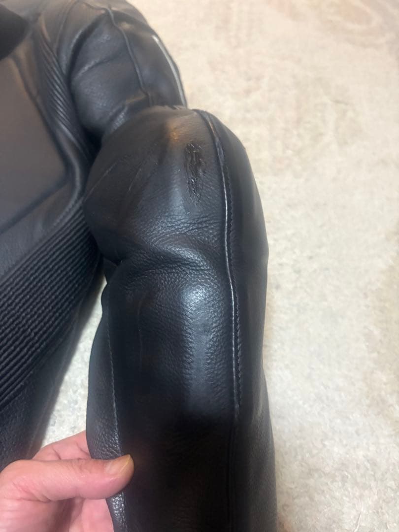 Dainese 黒革ツナギ サイズ46