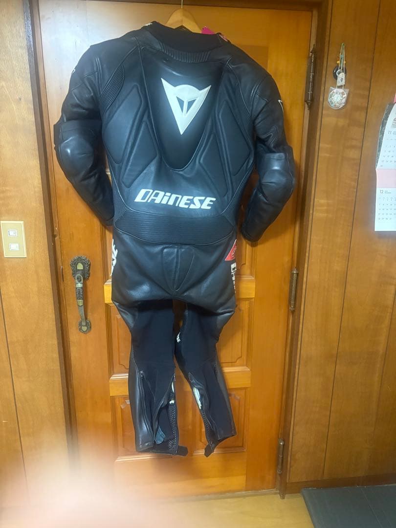 Dainese 黒革ツナギ サイズ46