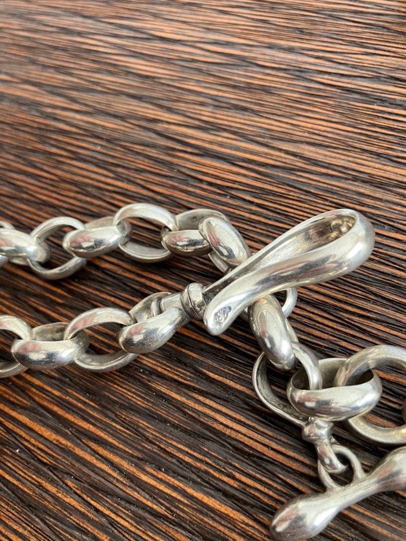 Y.T様 B’z稲葉シャフトシルバーワークスアトリエチェリーウォレットチェーン