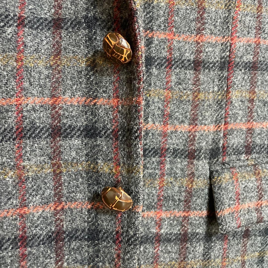 Yorkshire Tweed MOON チェック柄ジャケット M