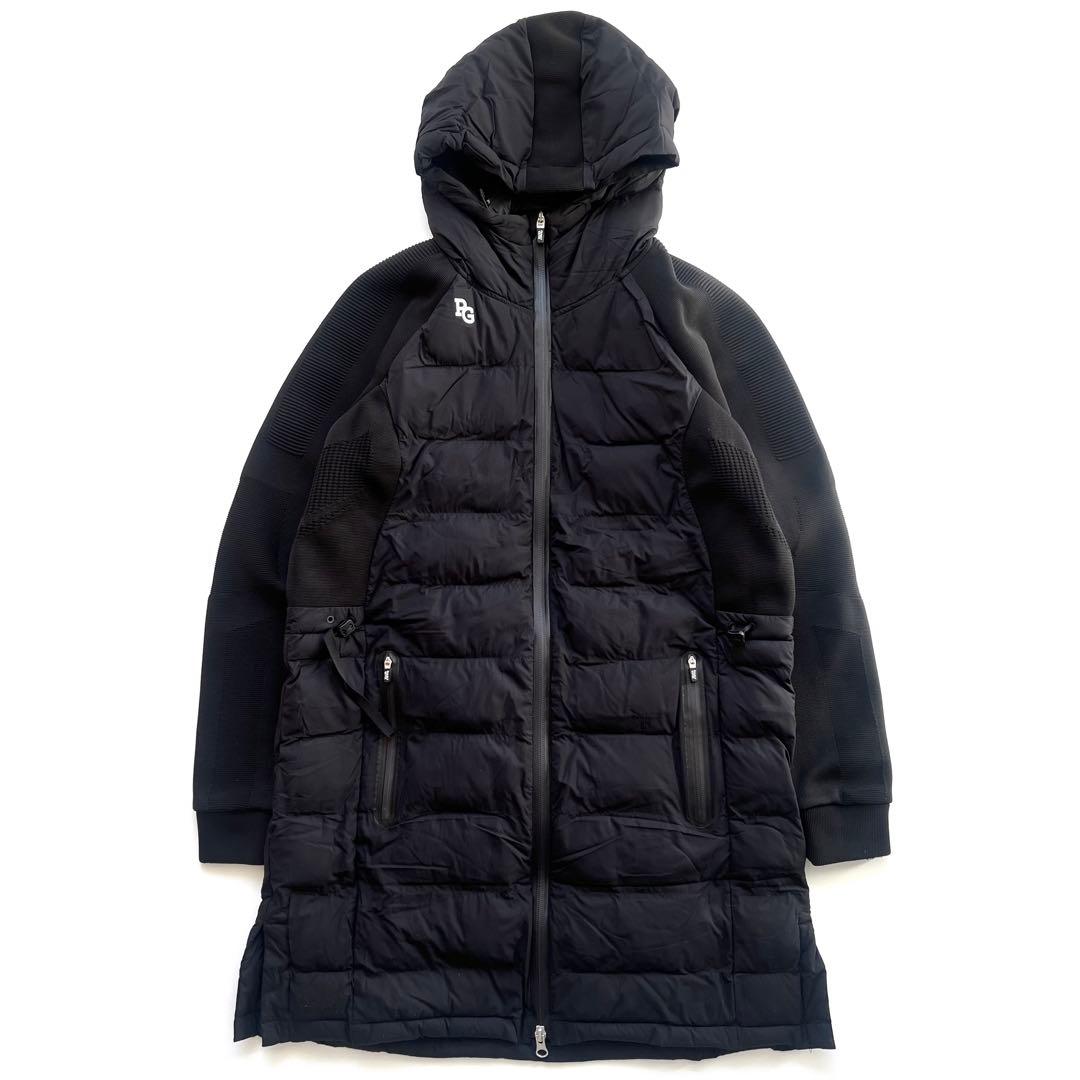 Pearlygates パーリーゲイツ　ダウンコート　中綿　レディース　ロゴ　S