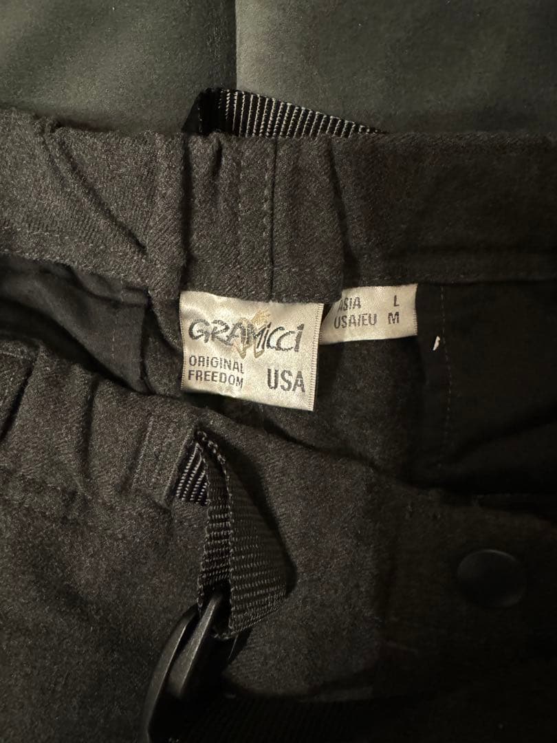 gramicci グレー スラックス 冬用
