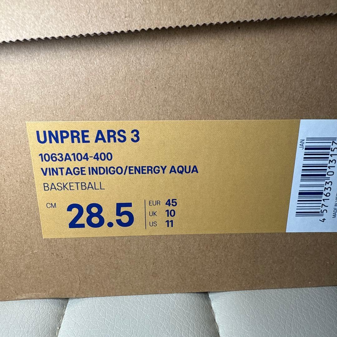 【1回のみ使用】 UNPREARS 3 28.5cm