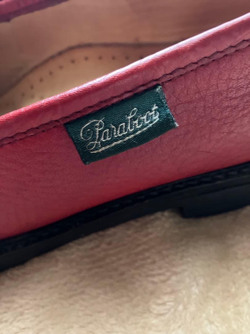 美品！？　デカタグ期　パラブーツ シボ革　ローファー　サイズ7