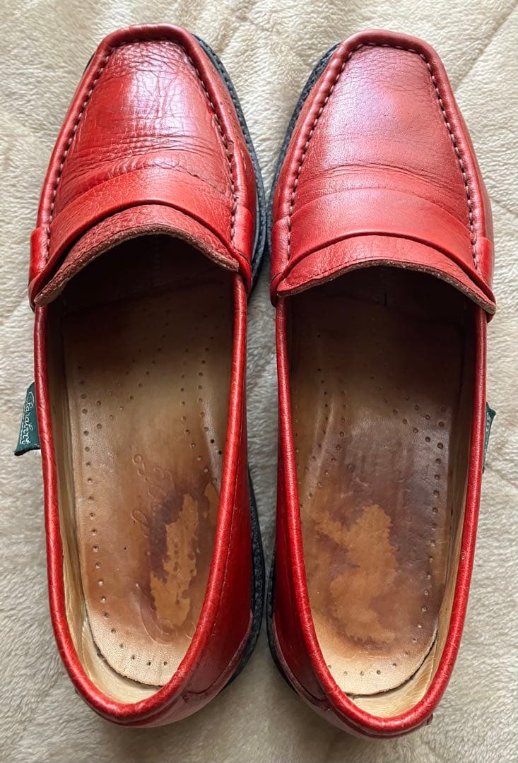 美品！？　デカタグ期　パラブーツ シボ革　ローファー　サイズ7