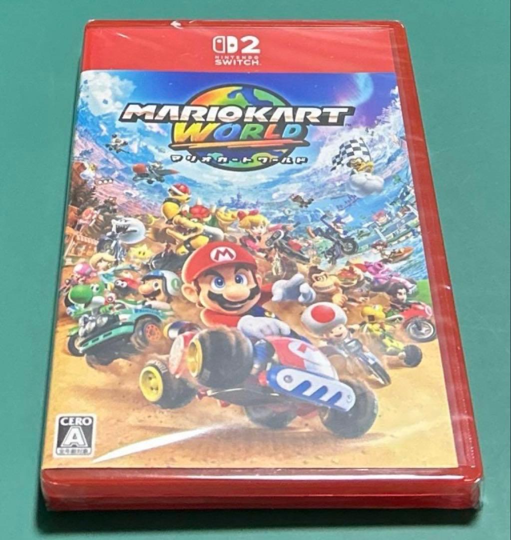 新品未開封 マリオカートワールド MARIOKART WORLD switch2