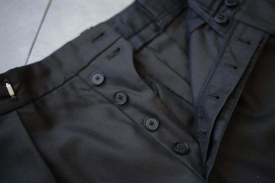 Florence brown wool silk serge サイズ2