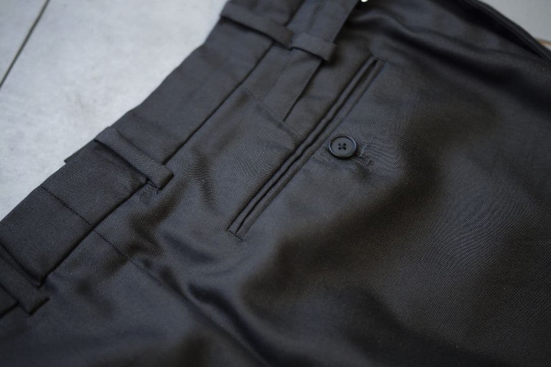 Florence brown wool silk serge サイズ2