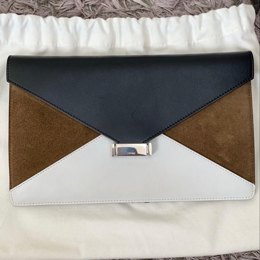 美品❤️セリーヌ ダイヤモンドクラッチバッグ⭐️送料無料