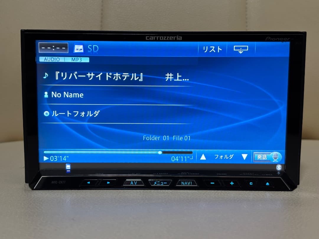 パイオニア AVIC-ZH77 カーナビゲーションシステム地図データ 2012